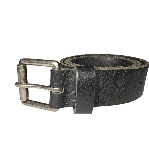 Dickies Men's Black Textured Leather Belt Casual 32 - Picture 1 of 5